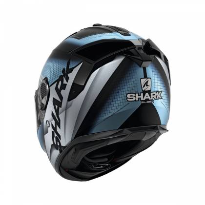 Cască Moto Integrală SHARK SPARTAN GT ELGEN · Negru / Argintiu  - 2