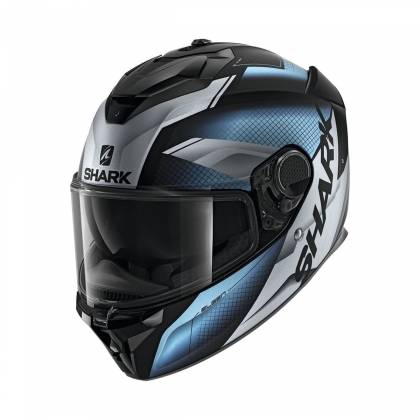 Cască Moto Integrală SHARK SPARTAN GT ELGEN · Negru / Argintiu  - 0
