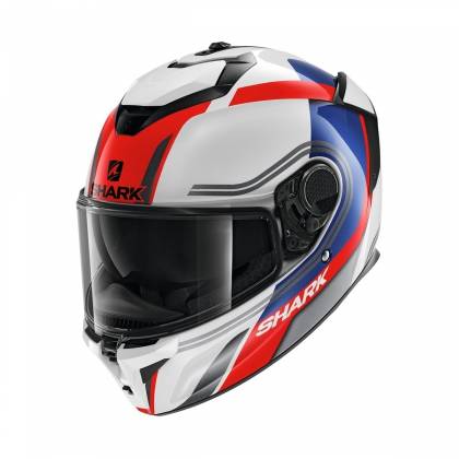 Cască Moto Integrală SHARK SPARTAN GT TRACKER · Roșu / Albastru / Alb  - 0
