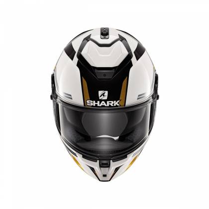 Cască Moto Integrală SHARK SPARTAN GT TRACKER · Alb / Negru / Auriu  - 1