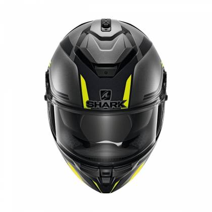 Cască Moto Integrală SHARK SPARTAN GT TRACKER · Negru / Gri / Galben Mat  - 1