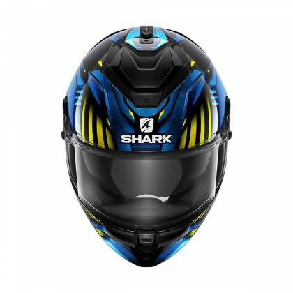 Cască Moto Integrală SHARK SPARTAN GT REPLIKAN · Negru / Albastru / Galben  - 1