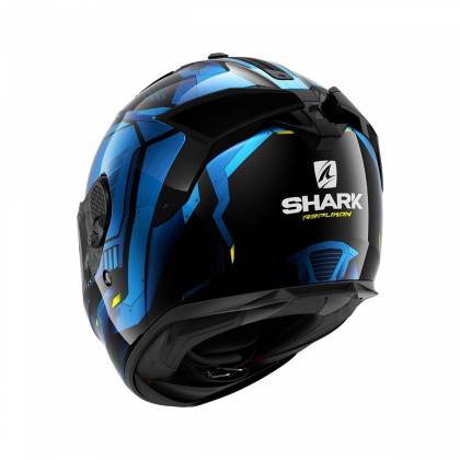 Cască Moto Integrală SHARK SPARTAN GT REPLIKAN · Negru / Albastru / Galben  - 2