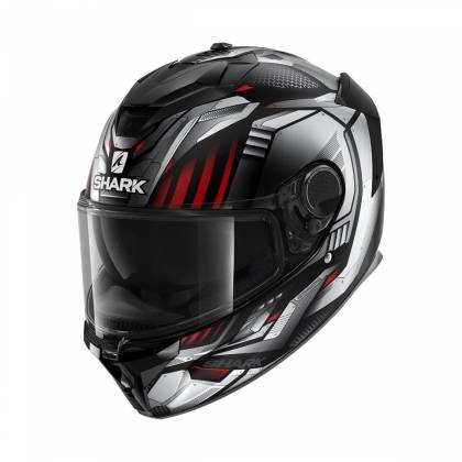 Cască Moto Integrală SHARK SPARTAN GT REPLIKAN · Negru / Argintiu / Roșu  - 0