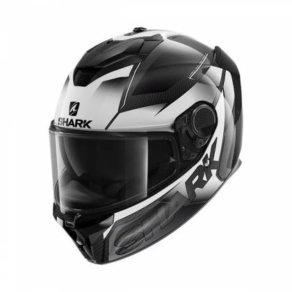 Cască Moto Integrală SHARK SPARTAN GT CARBON SHESTTER · Gri / Alb  - 0