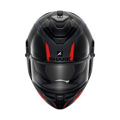 Cască Moto Integrală SHARK SPARTAN GT CARBON TRACKER · Gri / Negru / Roșu  - 1