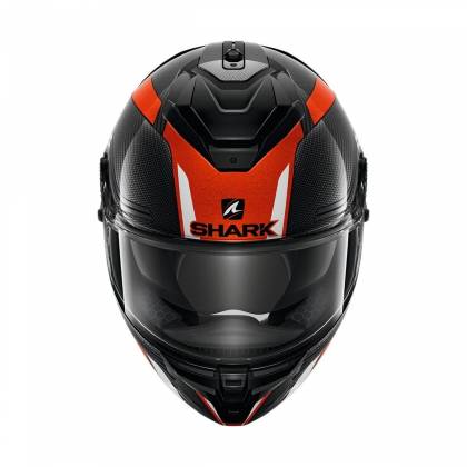 Cască Moto Integrală SHARK SPARTAN GT CARBON TRACKER · Gri / Alb / Portocaliu  - 1