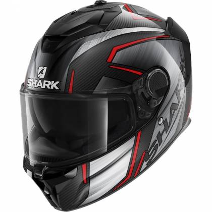 Cască Moto Integrală SHARK SPARTAN GT CARBON KROMIUM · Negru / Gri / Roșu  - 0
