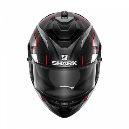 Cască Moto Integrală SHARK SPARTAN GT CARBON KROMIUM · Negru / Gri / Roșu  - 1