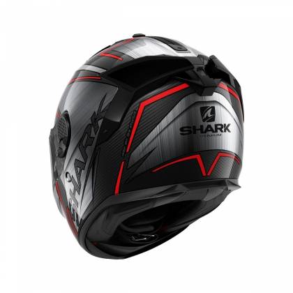 Cască Moto Integrală SHARK SPARTAN GT CARBON KROMIUM · Negru / Gri / Roșu  - 2