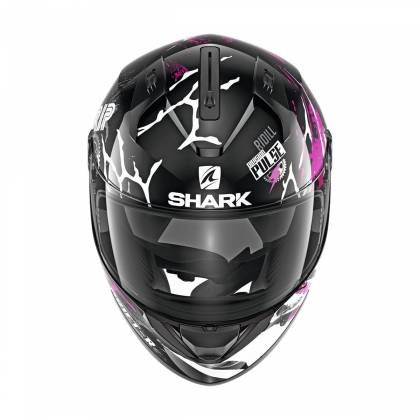 Cască Moto Integrală SHARK RIDILL DRIFT-R · Negru / Alb /Mov  - 1