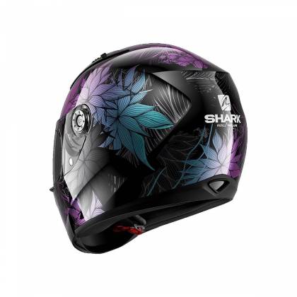 Cască Moto Integrală SHARK RIDILL 1.2 NELUM · Negru / Albastru / Mov  - 2