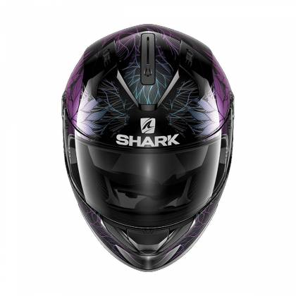 Cască Moto Integrală SHARK RIDILL 1.2 NELUM · Negru / Albastru / Mov  - 1