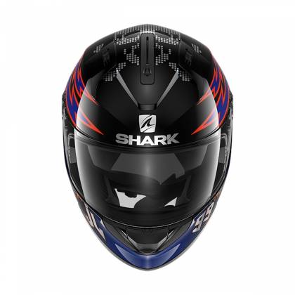 Cască Moto Integrală SHARK RIDILL CATALAN BADBOY · Albastru / Portocaliu / Negru  - 1
