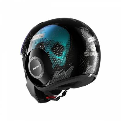 Cască Moto Open Face SHARK STREET DRAK KRULL · Negru / Verde  - 2