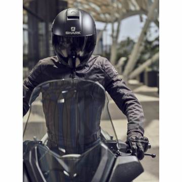 Cască Moto Open-Face SHARK CITYCRUISER BLANK · Negru Mat  - 9
