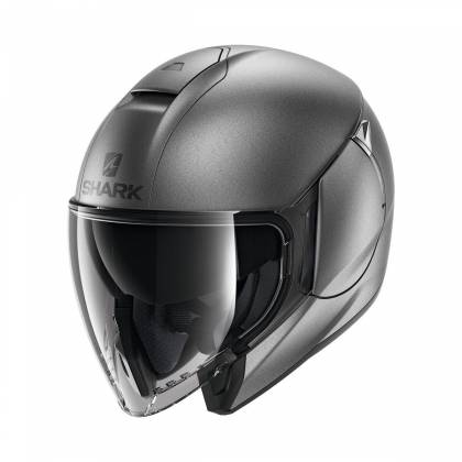 Cască Moto Open-Face SHARK CITYCRUISER BLANK · Gri Mat  - 0