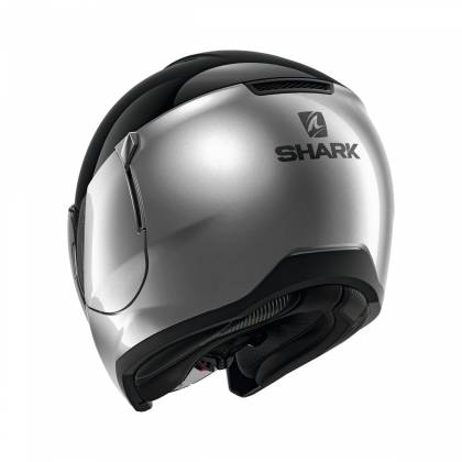 Cască Moto Open-Face SHARK CITYCRUISER DUAL BLANK · Negru / Argintiu  - 2