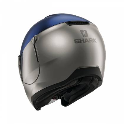 Cască Moto Open-Face SHARK CITYCRUISER DUAL BLANK · Argintiu / Albastru Mat  - 2