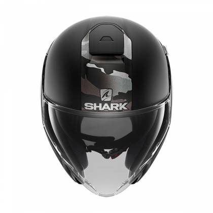 Cască Moto Open-Face SHARK CITYCRUISER GENOM · Negru / Argintiu / Gri Mat  - 1