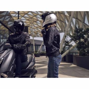 Cască Moto Open-Face SHARK CITYCRUISER GENOM · Negru / Argintiu / Gri Mat  - 10