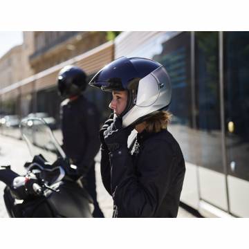 Cască Moto Open-Face SHARK CITYCRUISER GENOM · Negru / Albastru Mat  - 5