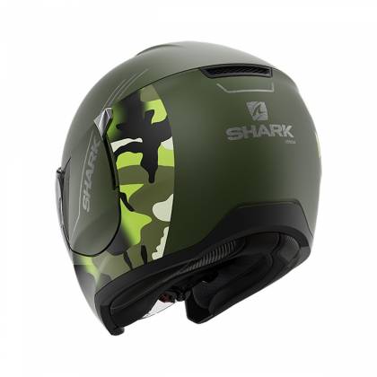 Cască Moto Open-Face SHARK CITYCRUISER GENOM · Negru / Verde Mat  - 2