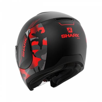 Cască Moto Open-Face SHARK CITYCRUISER GENOM · Negru / Roșu Mat  - 2