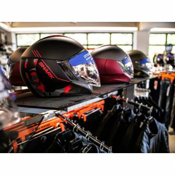 Cască Moto Open-Face SHARK CITYCRUISER GENOM · Negru / Roșu Mat  - 4