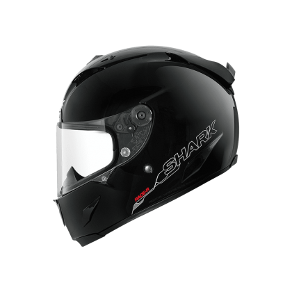 Cască Moto Integrală SHARK RACE R-PRO BLANK · Negru  - 0