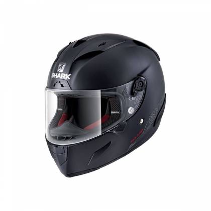 Cască Moto Integrală SHARK RACE R-PRO BLANK · Negru Mat  - 0