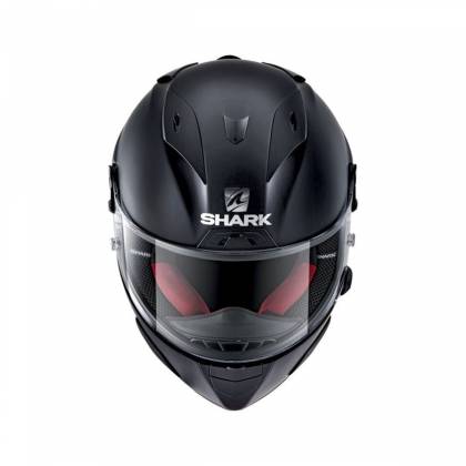 Cască Moto Integrală SHARK RACE R-PRO BLANK · Negru Mat  - 1