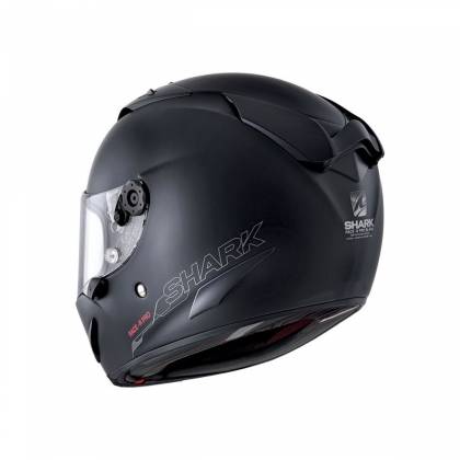 Cască Moto Integrală SHARK RACE R-PRO BLANK · Negru Mat  - 2