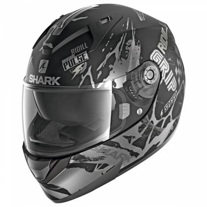 Cască Moto Integrală SHARK RIDILL PULSE  · Negru / Gri Mat  - 0