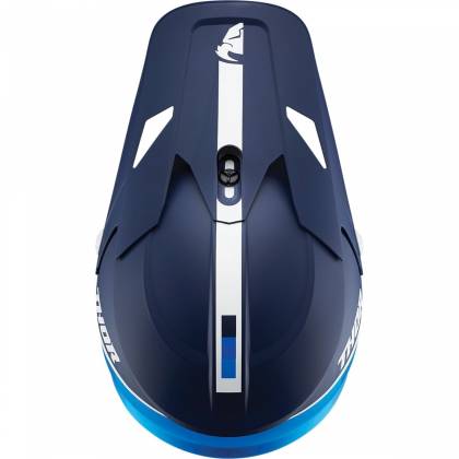 Cască Enduro - Cross THOR SECTOR RACER · Alb / Albastru / Negru  - 1