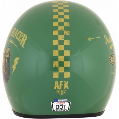 Cască Moto Open-Face AFX FX76 SPEED · Verde / Auriu  - 1
