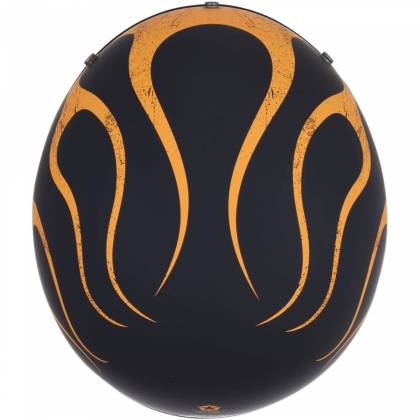 Cască Moto Open-Face AFX FX76 FLAME VINTAGE · Portocaliu / Negru  - 2