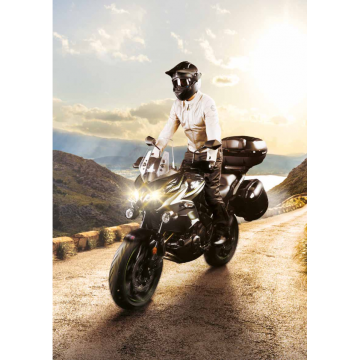 Geacă Moto de Vară din Textil BERING RIKO · Bej  - 1