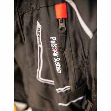 Geacă Moto din Textil BERING OURAL · Negru / Roșu  - 7