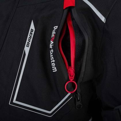 Geacă Moto din Textil BERING OURAL · Negru / Roșu  - 3