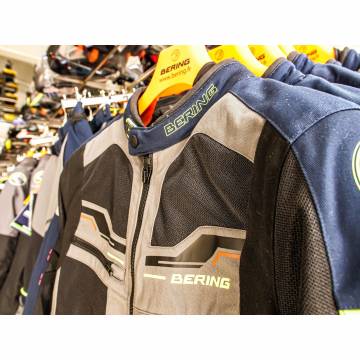 Geacă Moto de Vară din Textil BERING BAMAKO · Negru / Albastru / Gri  - 7