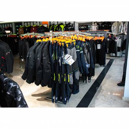 Pantaloni Moto de Vară din Textil BERING BAMAKO · Negru / Albastru / Gri  - 2