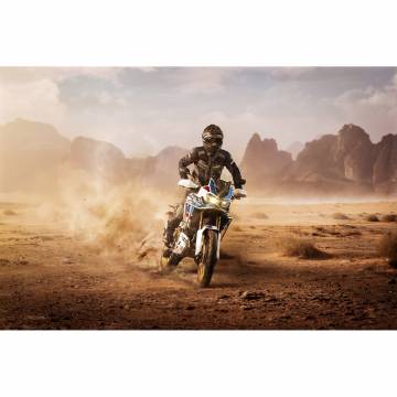 Pantaloni Moto de Vară din Textil BERING BAMAKO · Negru / Albastru / Gri  - 1