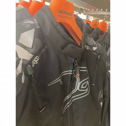 Geacă Moto din Textil BERING GOZER · Negru / Gri  - 3