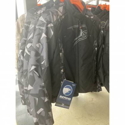 Geacă Moto din Textil BERING GOZER · Negru / Gri  - 4