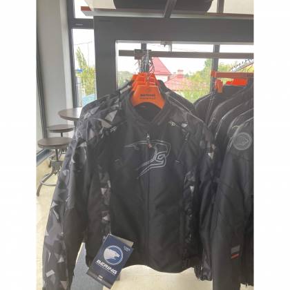 Geacă Moto din Textil BERING GOZER · Negru / Gri  - 5