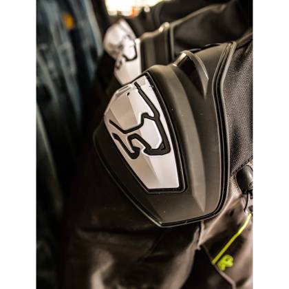 Geacă Moto din Textil BERING START-R · Negru / Gri / Verde Fluo  - 7