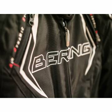 Geacă Moto Damă din Textil BERING LADY EVE-R · Negru / Roșu  - 9