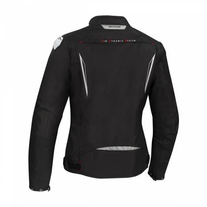 Geacă Moto Damă din Textil BERING LADY EVE-R · Negru / Roșu  - 2
