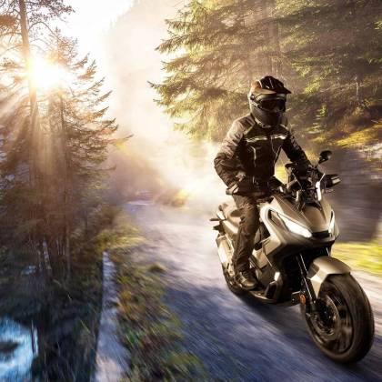 Geacă Moto din Textil BERING BATIST · Negru  - 2